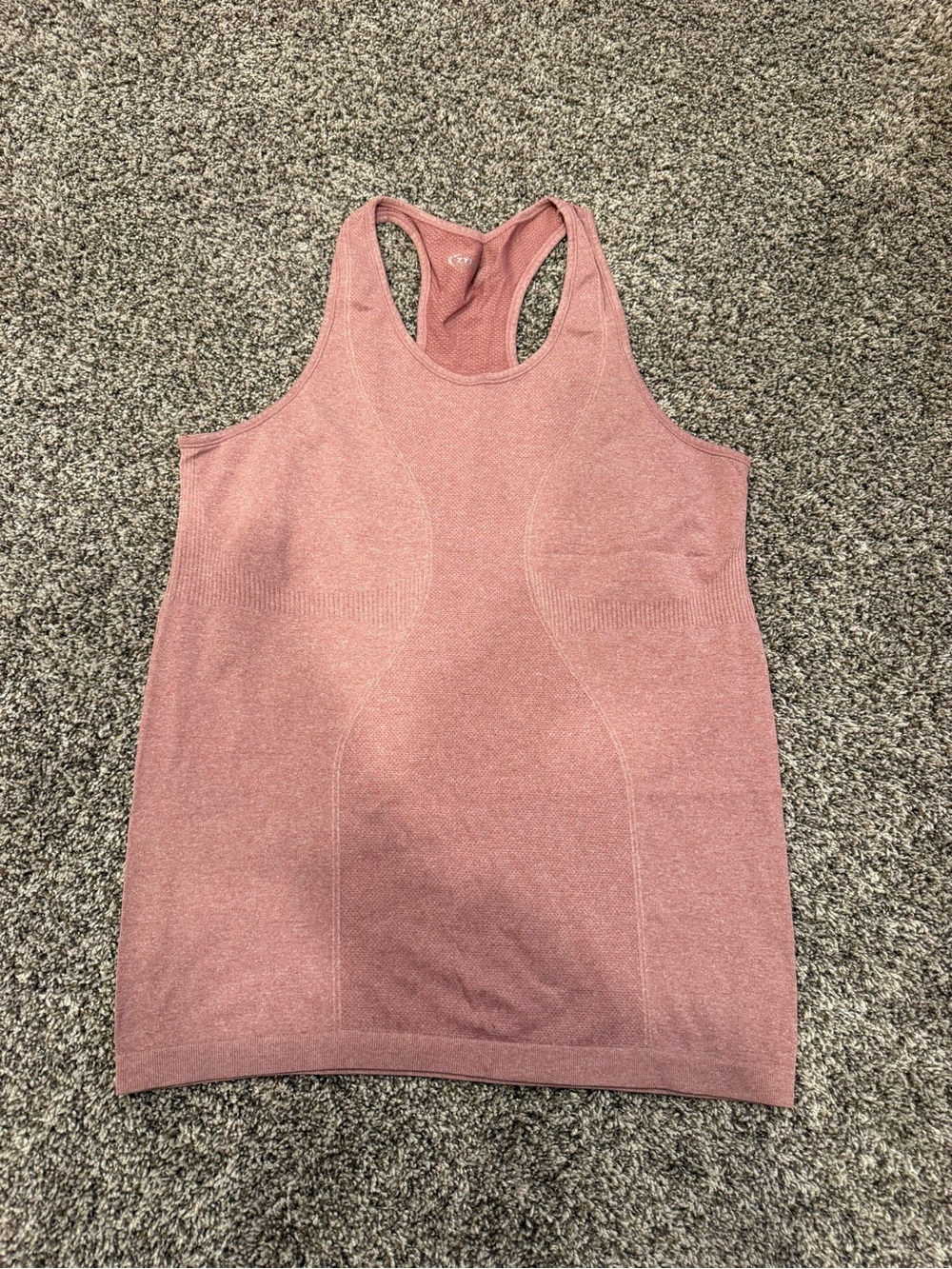 ZYIA Women's Seamless Racerback Tank - Dusty Rose Mauve